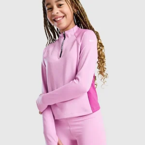 Nike Girls' Pro Dri-FIT 1/2 Zip Top Junior